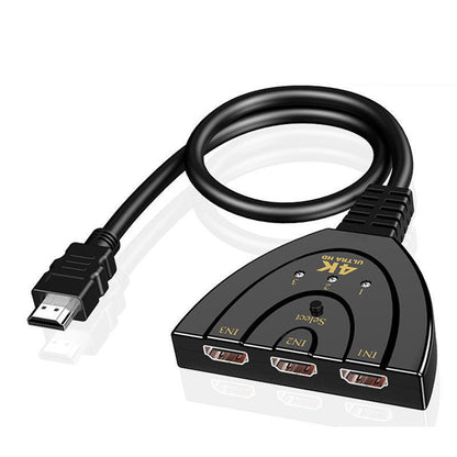 HDMI Splitter 1 in 3 out 4K Cable Adapter HDMI 3 Way Splitter for HDTV HD LED LCD TV