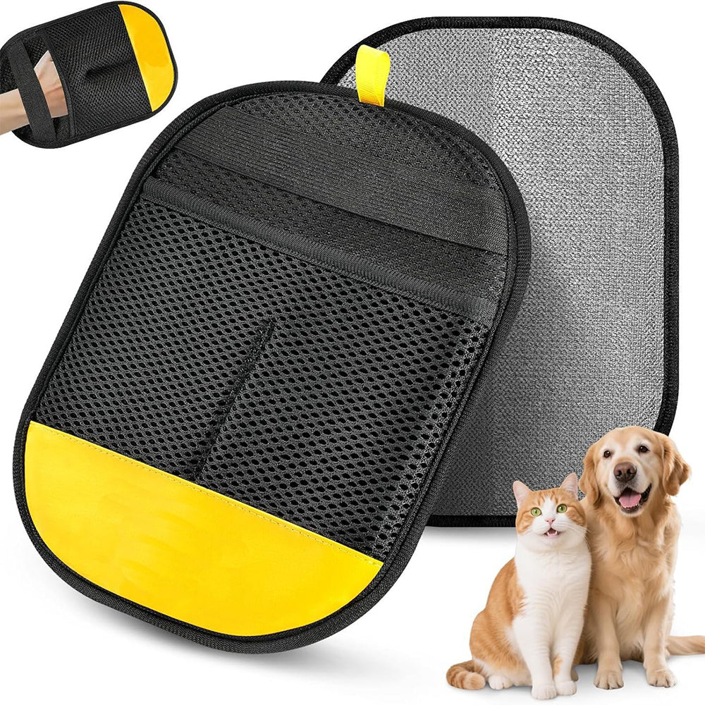 2Pcs Pet Hair Removal Gloves Electrostatic for Dog Cat Hair Laundry
