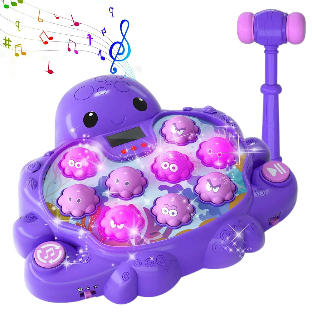 Whack an Octopus Game for Kids ¨C With Lights and Sounds Toys for Girls and Boys Purple
