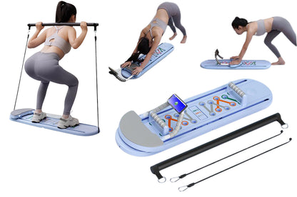 Pilates Board Multifunctional Ab Core Trainer Foldable for Full-Body Toning