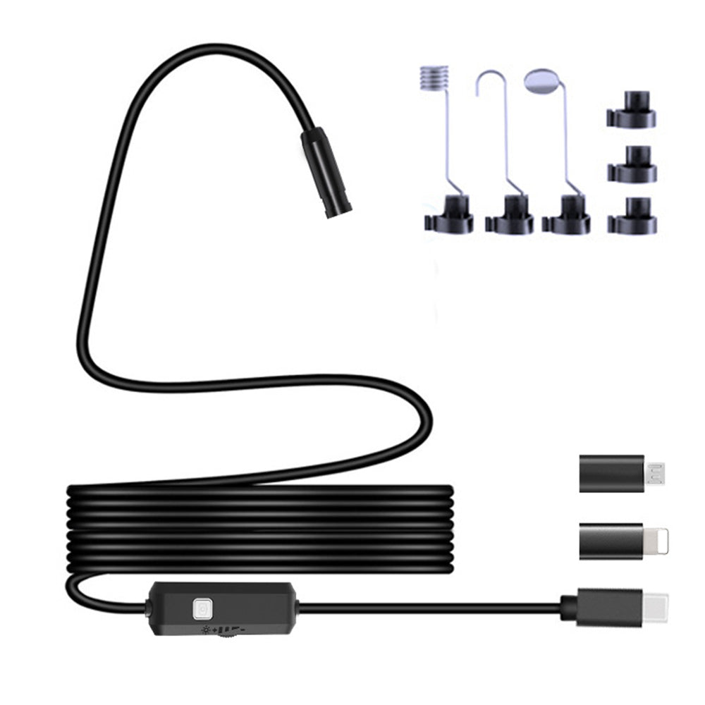 8mm USB Type C Inspection Camera with 8 LED Lights