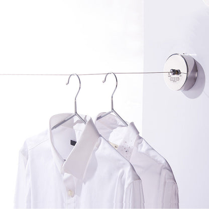 9FT Stainless Steel Retractable Clothesline ââ‚?Indoor Bathroom Drying