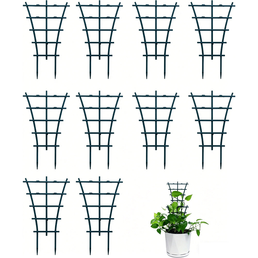 10Pcs Plant Trellis Small Stackable Flower Support for Houseplant Hoya Pothos