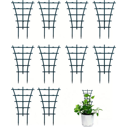 10Pcs Plant Trellis Small Stackable Flower Support for Houseplant Hoya Pothos