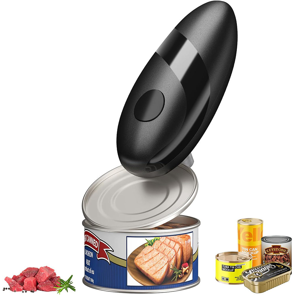 One Touch Electric Can Opener Fits All Can Sizes