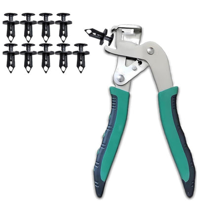 Car Clip Pliers and Disassembly Tools Automotive Snap Pliers Clip Remover Tool-Green