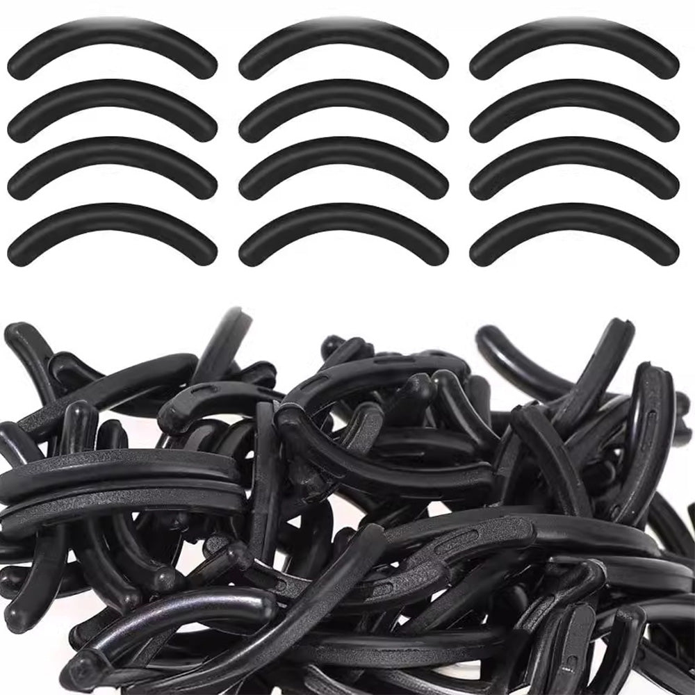 100 Replacement Eyelash Curler Rubber Pads Refill Cosmetic Makeup Tool