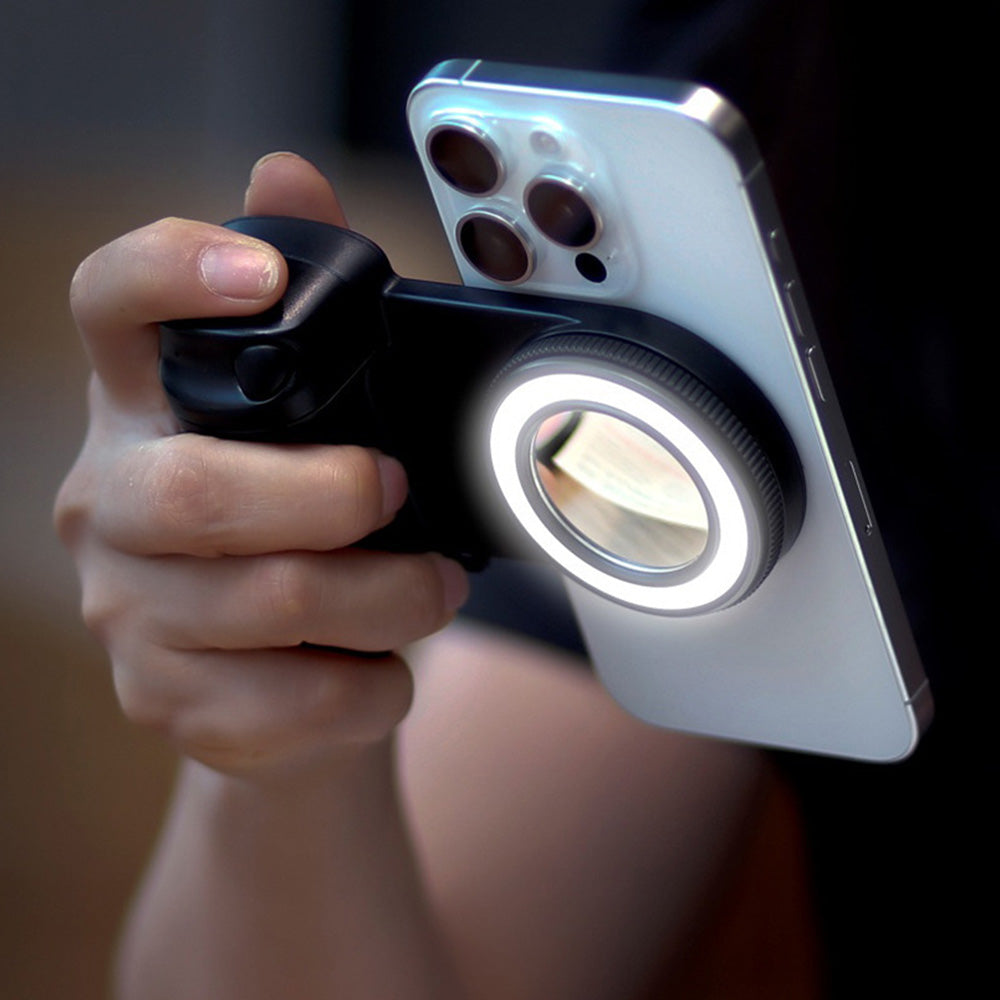 Fun Shot  Phone Camera Shutter Grip With Bluetooth Remote For iPhone Android