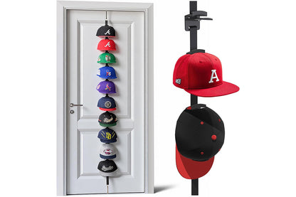 Hat Rack Baseball Hat Organizer for Bedroom Entrance or Garage Doors