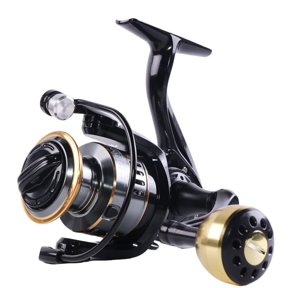 Spinning Fishing Reel HE Series 5000 6000 7000 Size 12 Ball Bearings 10kg Drag