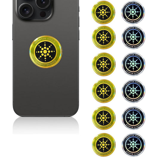 12Pcs Anti Radiation Stickers EMF Protection Phones Laptops Stickers
