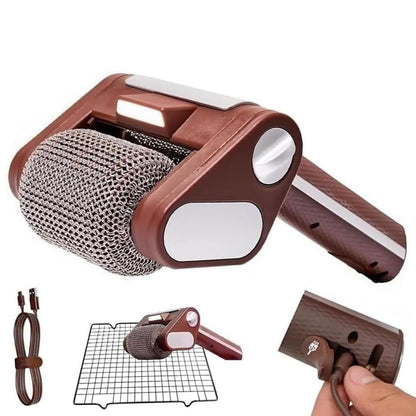 Stainless Steel Electric Grill Brush with LED Light ââ‚?Dishwasher Safe