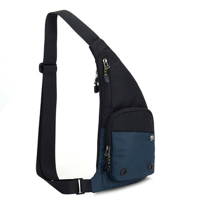 Chest Sling Bag Unisex Large Capacity-Dark Blue