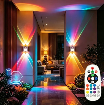 RGB Motion Sensor Night Light 16 Colors Remote Control