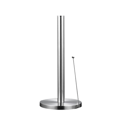 Stainless Steel Roll Paper Stand Tension Arm Standing Paper Towel Holder Style 1