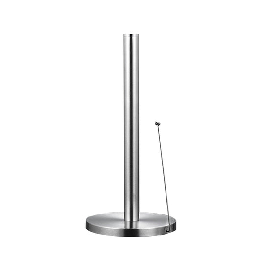 Stainless Steel Roll Paper Stand Tension Arm Standing Paper Towel Holder Style 1