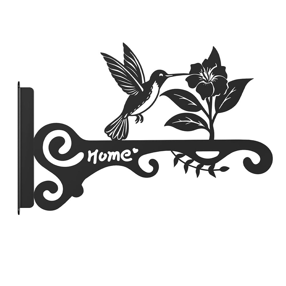 Decorative Metal Wall Hook for Plants  Bird Feeders & Wind Chimes