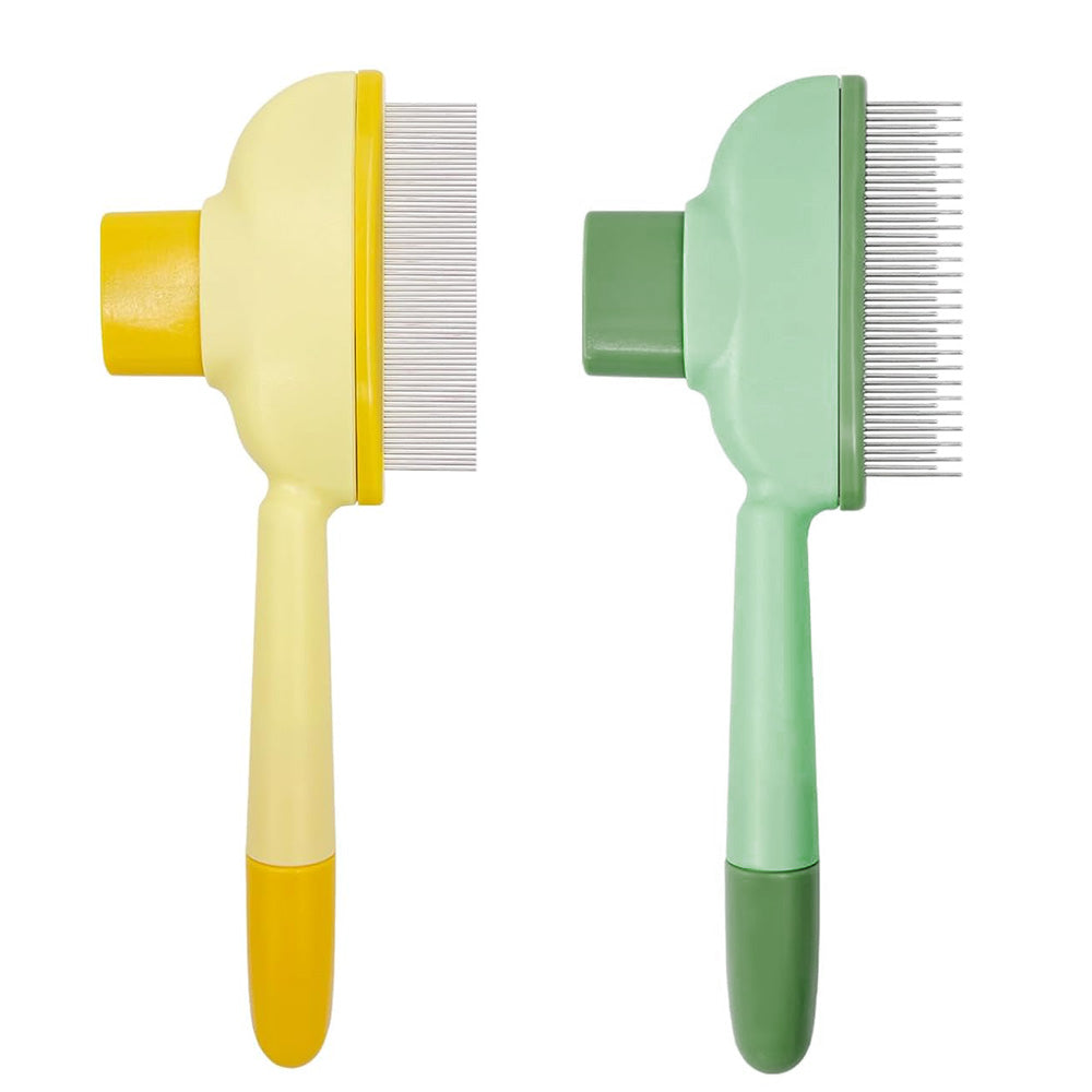 2Pcs Set Flea Combs for Cats Dogs Pet Grooming Brush for Hair Shedding