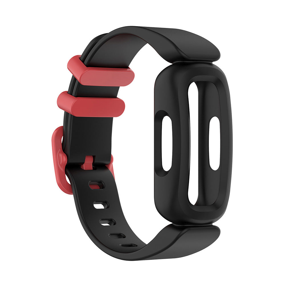 2Pcs For Fitbit Ace 3 Replacement Wristband Kids Silicone Watch Straps Black