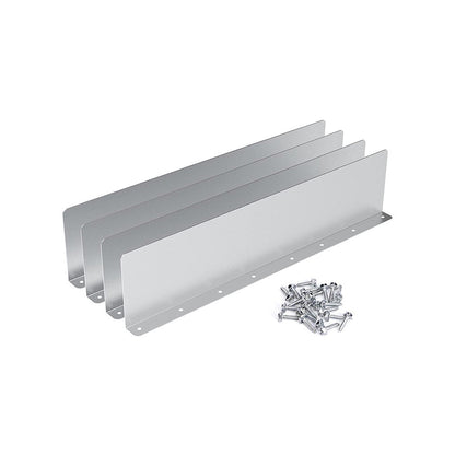 Set of 4Pcs Gutter Valley Splash Guards Rain Drip Gutter Guard for House Shingle Roofs Corner