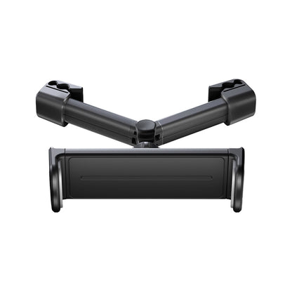 360-Degree Rotating Tablet Phone Holder for Car Backseat Adjustable iPad Holder Mount Black