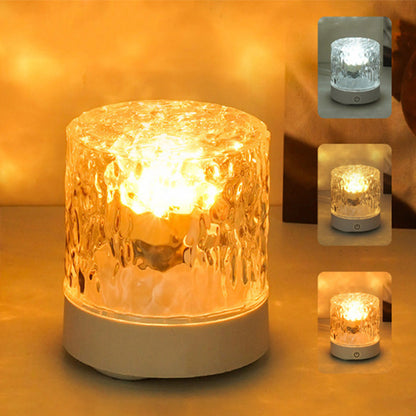 Ocean Wave Lights Projector Lamp Touch Control Night Light Room Decor