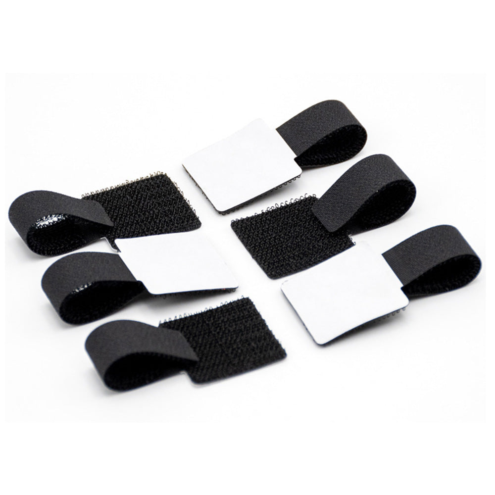 100Pcs Hook and Loop Cable Ties Sticky-back Cable Cord Organizer for Home Office