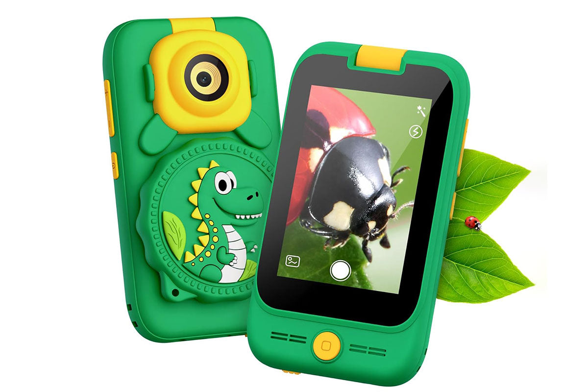 2 in 1 Smart Phone and Microscope Camera Mini Pocket Handheld STEM Toy -Green