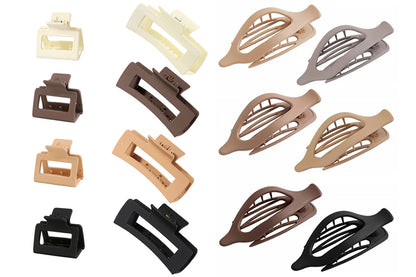 14Pcs Women Hair Clips Flat Claw Clips for Thick or Thin Hair