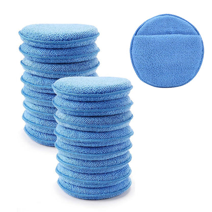 18Pcs Car Wax Applicator Pads Microfiber Sponge for Polishing Cleaning