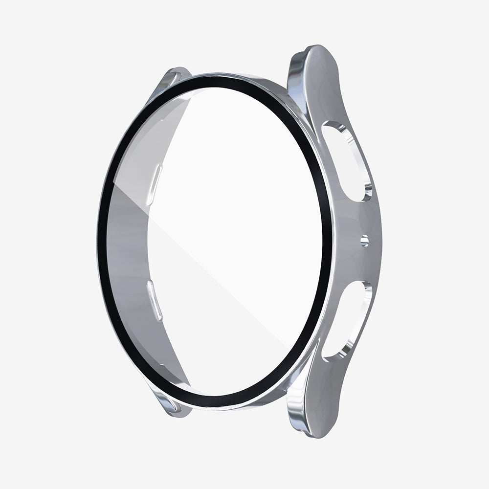 2Pcs Full Screen Protector Case Cover For Samsung Galaxy Watch 5 40mm Rose Gold and Silver