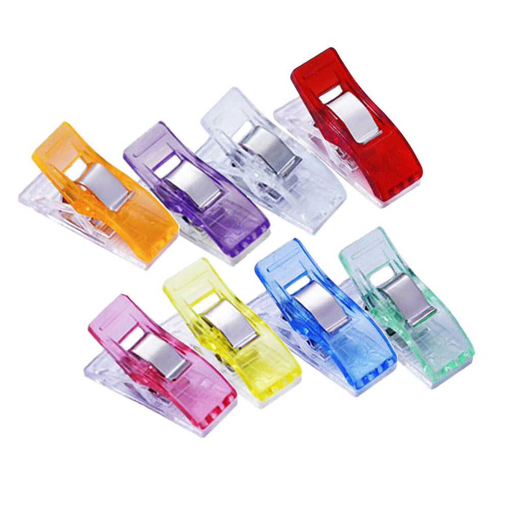 100-Pack Quilting Sewing Clips Random Color Craft Clips for Sewing & DIY