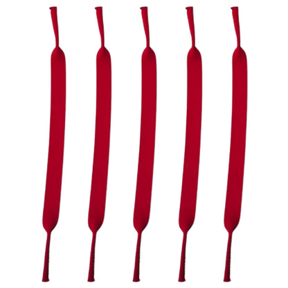 5Pcs Adjustable Sunglasses Retainer Strap-Red