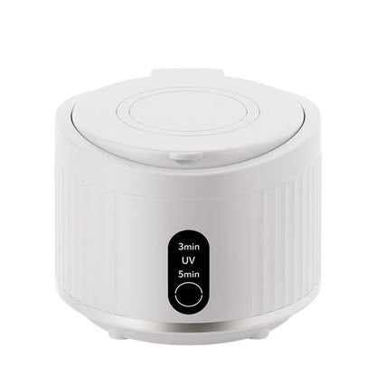 Ultrasonic Retainer Cleaner for Dentures Jewelry - White