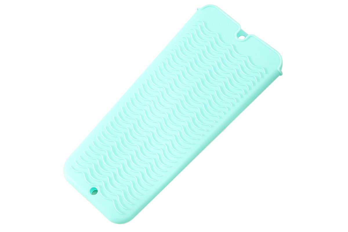 4 Pack Heat Resistant Silicone Pouch for Hair Styling Tools-Green