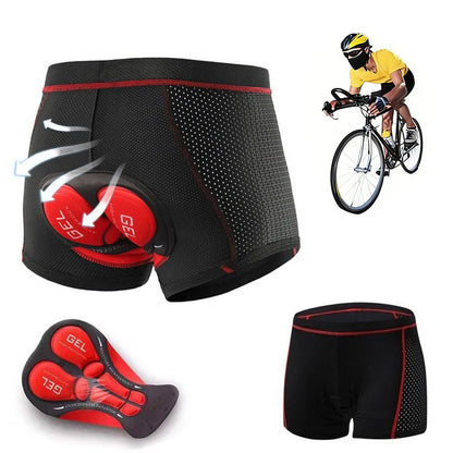 Silicone Gel Padded Cycling Underwear for Mountain & Road