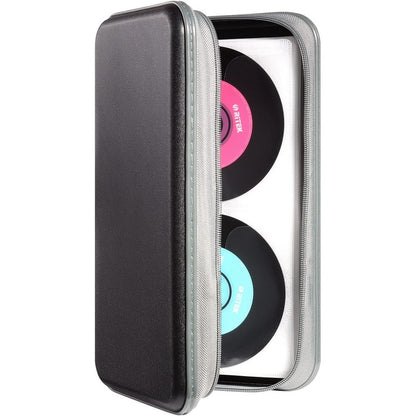 Portable 96 Capacity DVD CD Holder Case - Black
