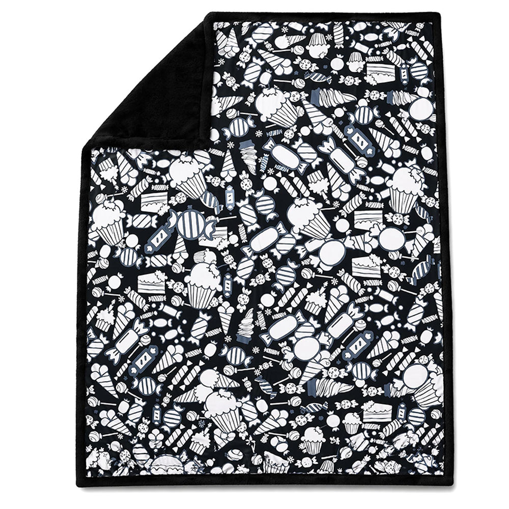 DIY Coloring Blanket Washable Reusable Coloring Mat for Adults - Ice Cream