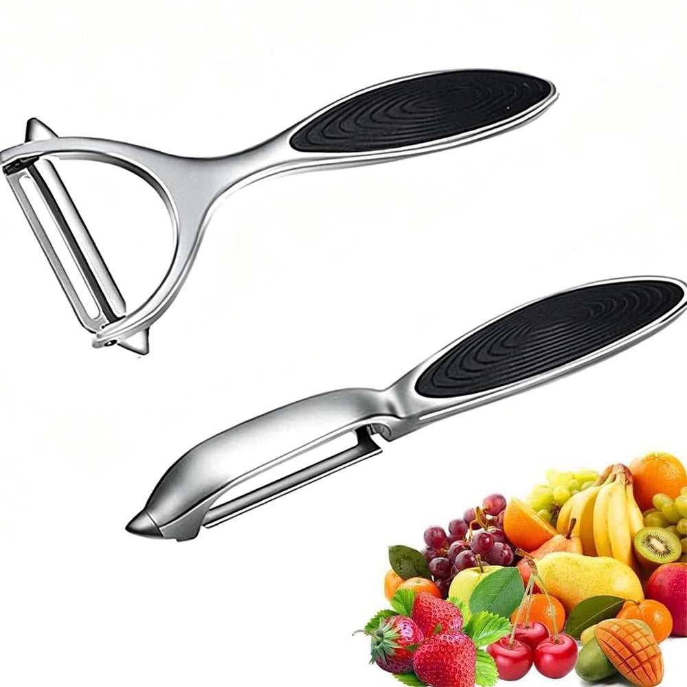 2 Pack Stainless Steel Vegetable Peeler Set Potato Peeler for Kitchen
