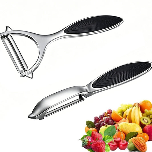 2 Pack Stainless Steel Vegetable Peeler Set Potato Peeler for Kitchen