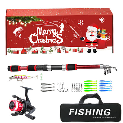 24 Days Surprise Countdown Calendar Christmas Fishing Lures Set Advent Calendar Style 2