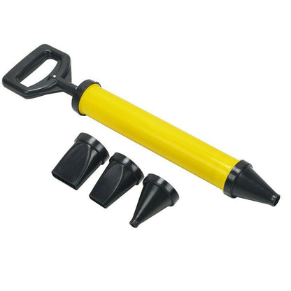 Grout Mortar Gun Set with 4 Nozzles Pointing Grouting Tool for Tile Repair