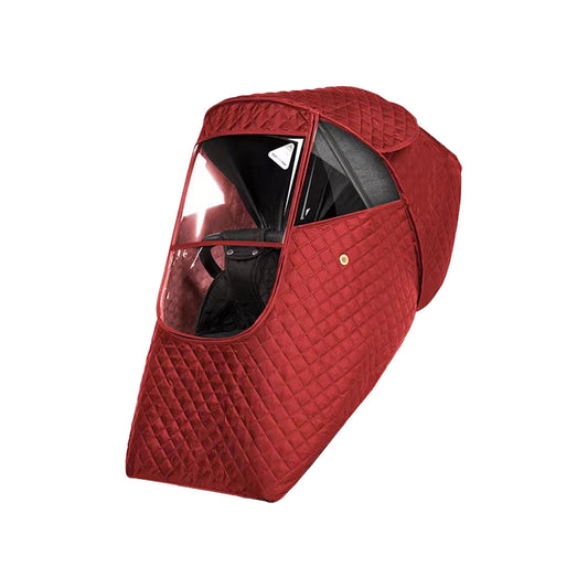 Universal Baby Stroller Cover Winter Windproof Weather Warm Cover Red