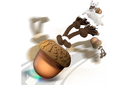 Interactive Dog Toy Ball Dog Rolling Ball with Motion Activated Moving Puppy Toy-Acorn