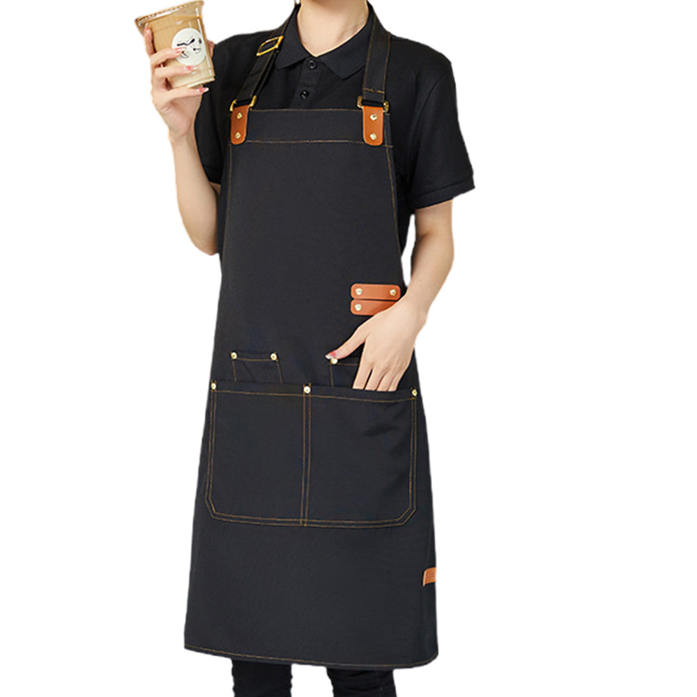 Waterproof Oil-Resistant Kitchen Apron with Adjustable Neck Strap