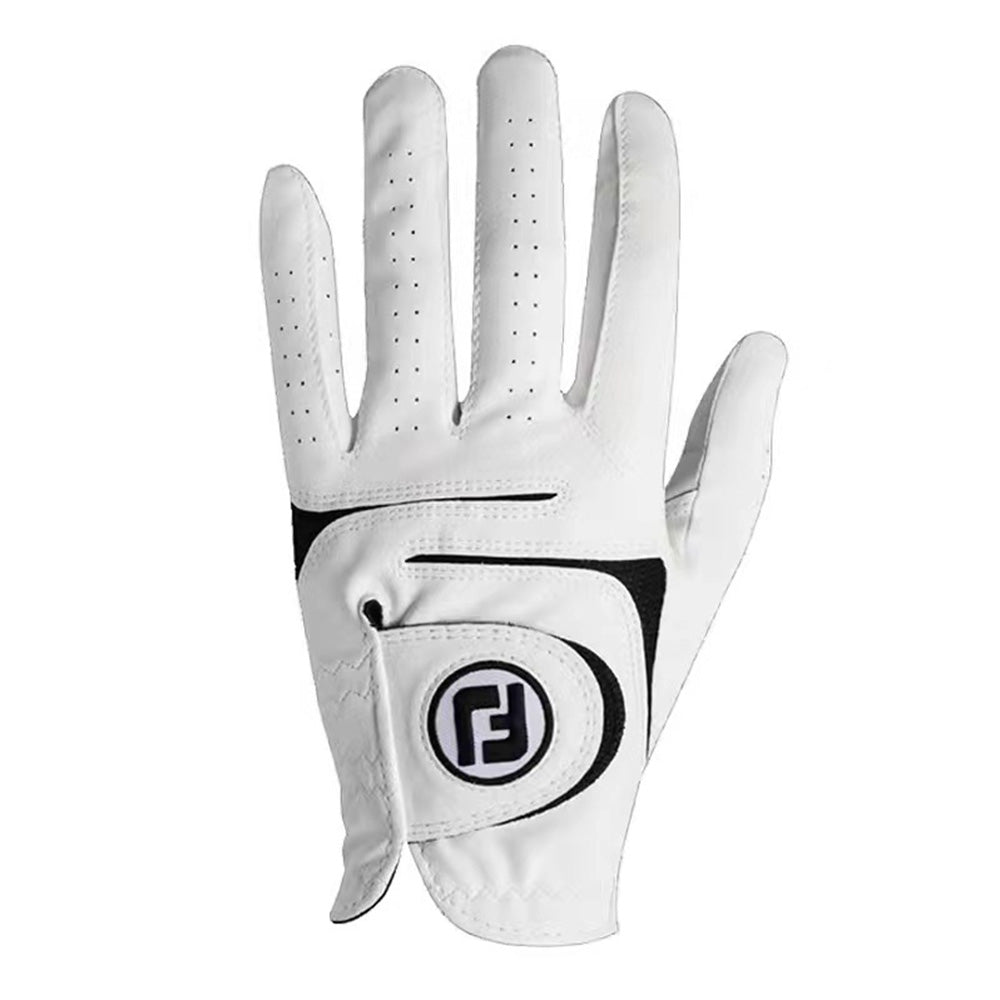 Men’s Golf Gloves PU Leather Non Slip Adjustable Gloves for Practice Left Hand