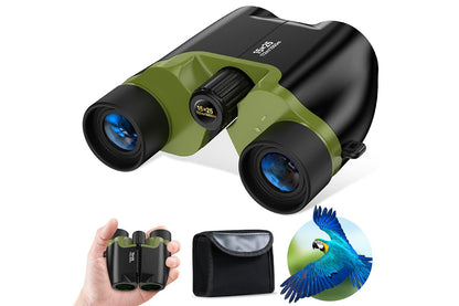 High Powered 15 x 25 Compact Binoculars With Storage Bag For Adults