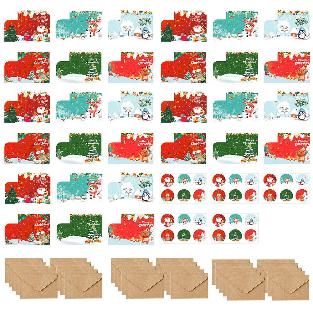 30 Pack Money Cards with Envelopes Christmas Cash Gift Holders