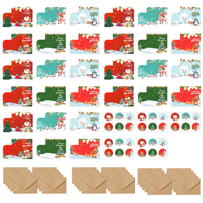 30 Pack Money Cards with Envelopes Christmas Cash Gift Holders