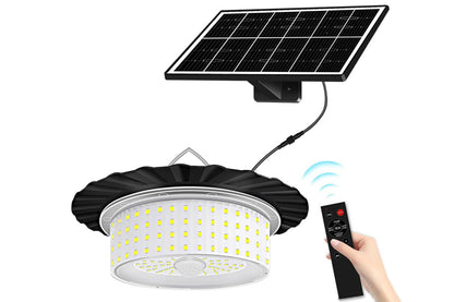 224-LED Solar Pendant Light with Moving Sensor Solar Light for Shed Camping Patio Tent
